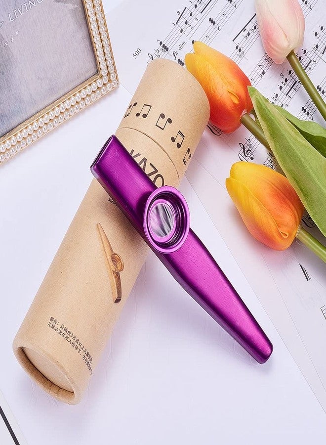 فيناياكارت كازو مصنوع من سبائك الألومنيوم وكازو فموي بخمسة أغشية فلوت - بنفسجي - Image 4